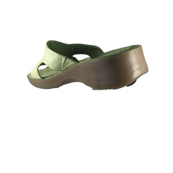 Bare Traps Womens Shoes US Size 7.5M Green Slip On Sandals Slides Optimum - Picture 3 of 10